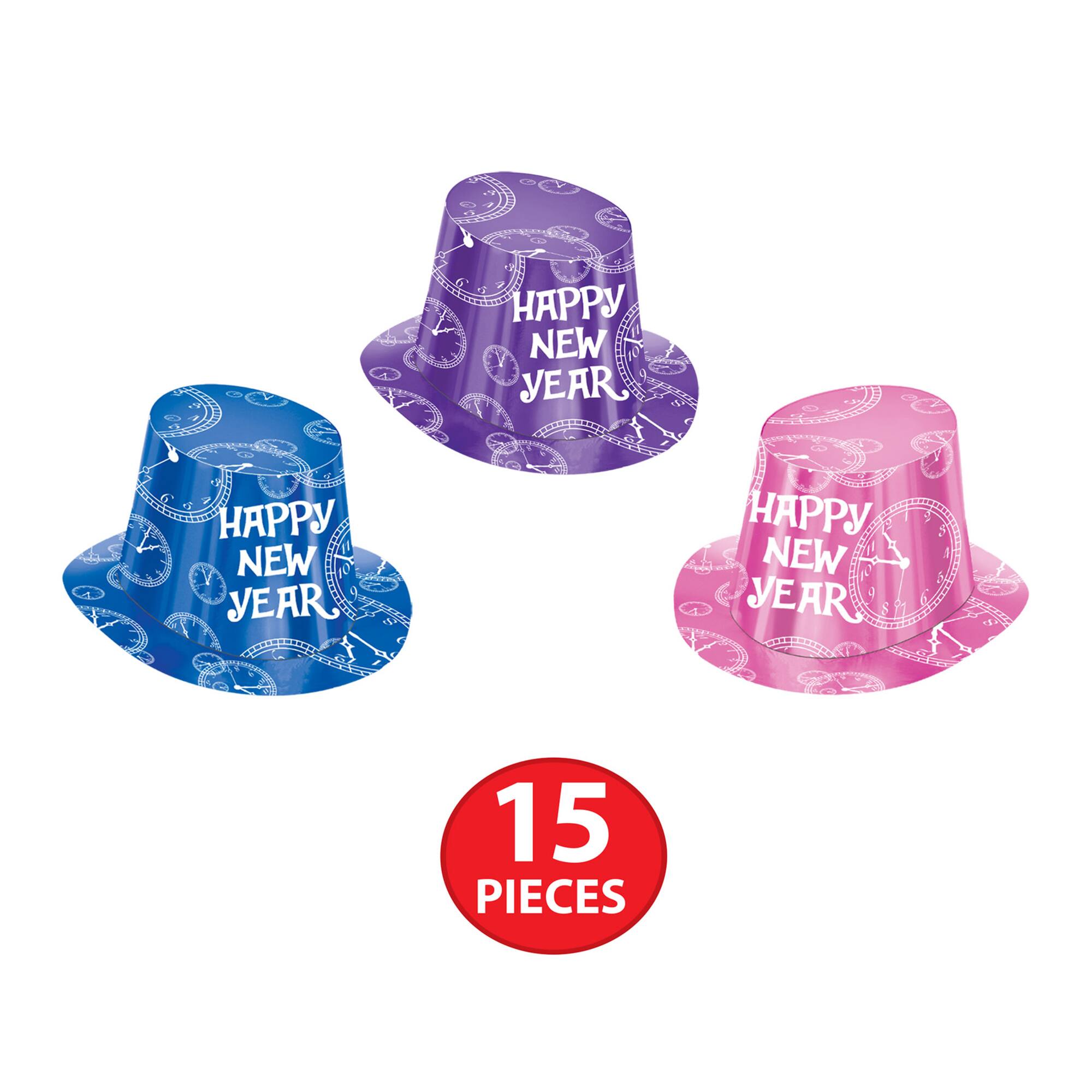 Beistle Super Hi-Hat New Year's Eve Party Kit